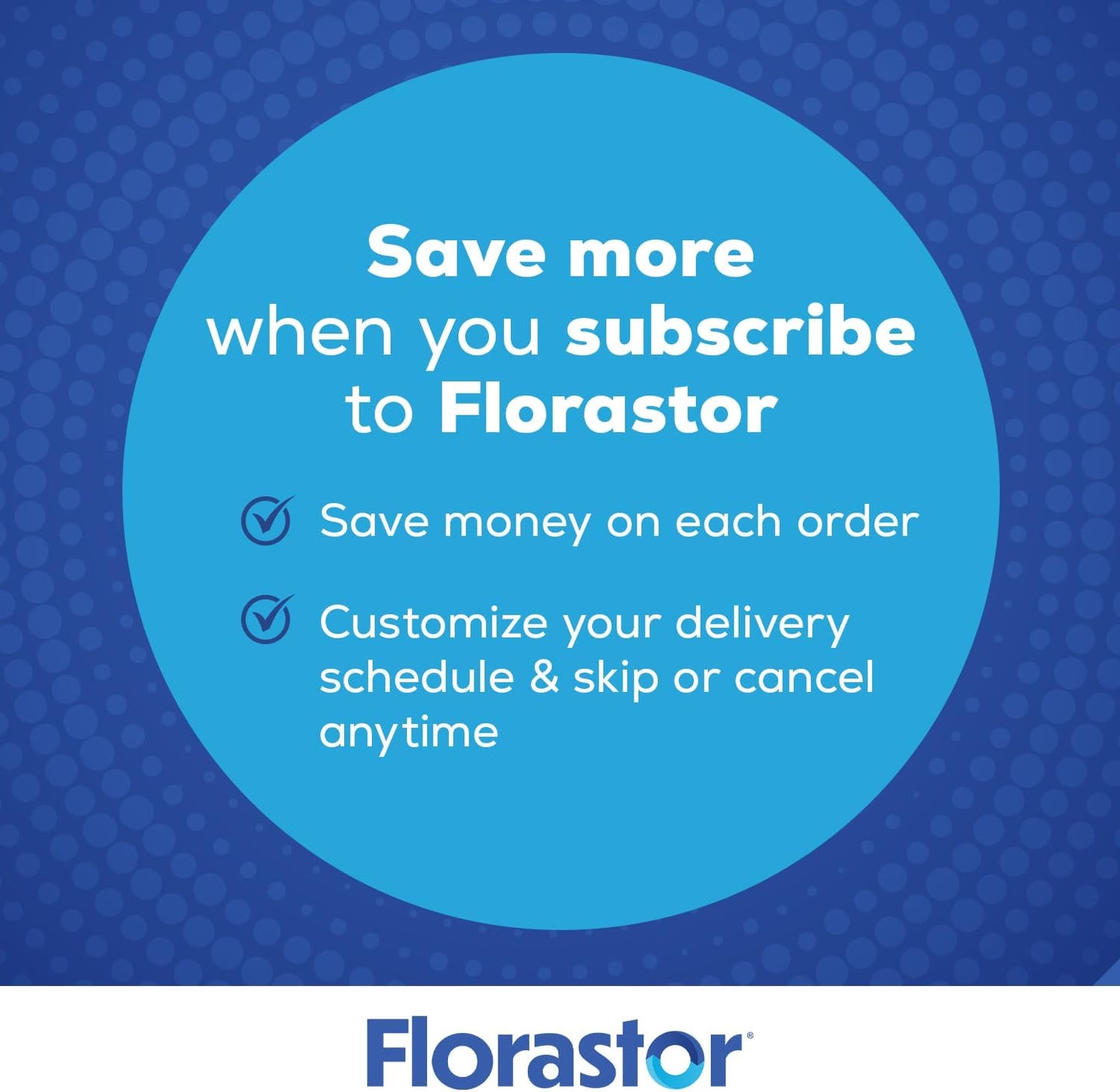 Her Florastor® Balanced Benefits Digest + De-stress Probiotic Supplement